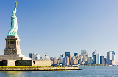 freiheitsstatue skyline